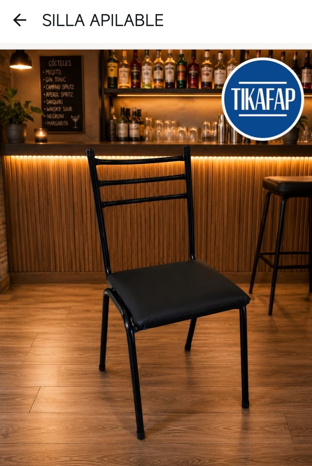 Silla Apilable TIKAFAP